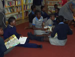 Reading in the library